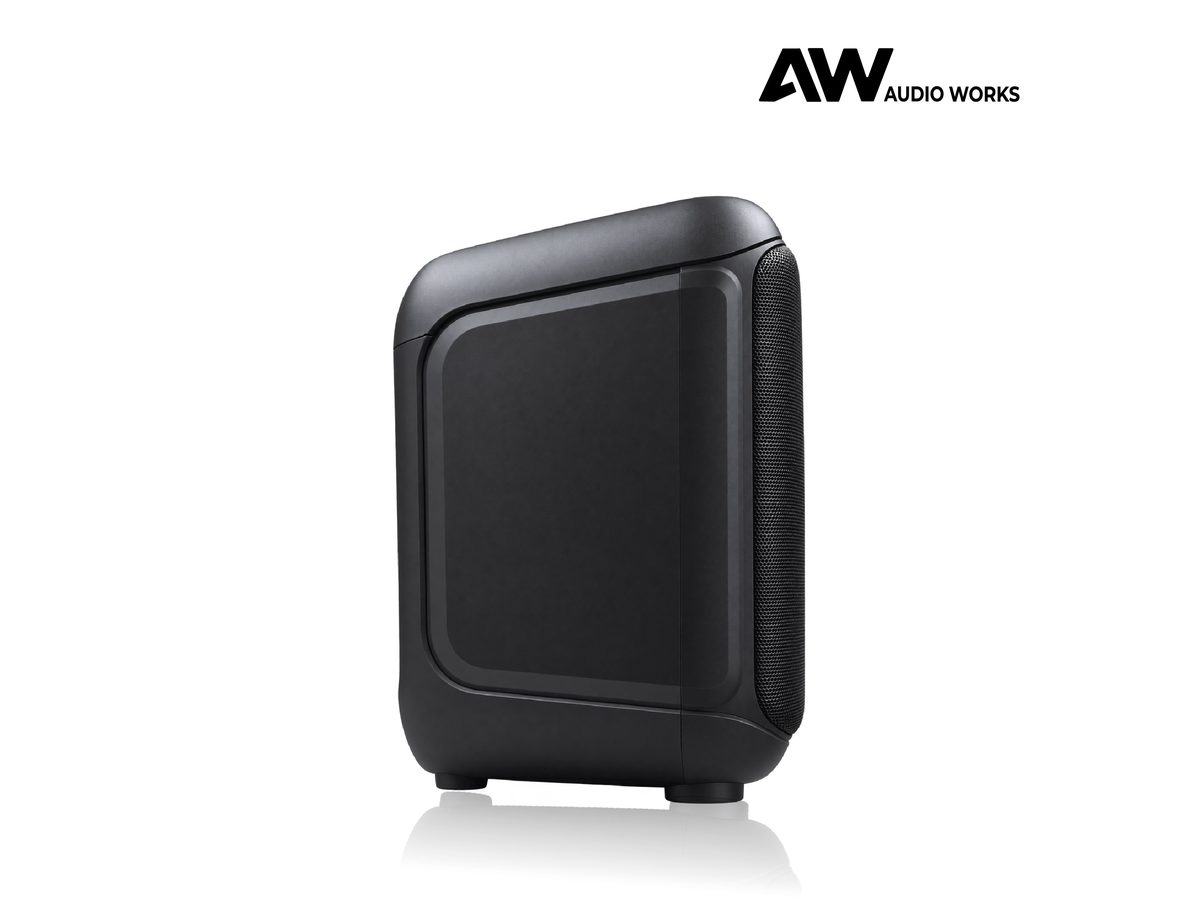 Audio Works APPB-60L top control panel with LED display and volume knobs