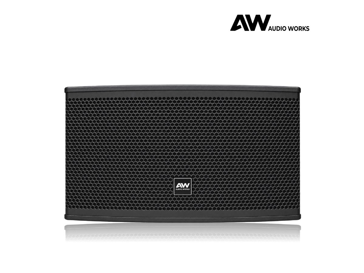 Audio Works APS-200 3-way speaker, front grille view