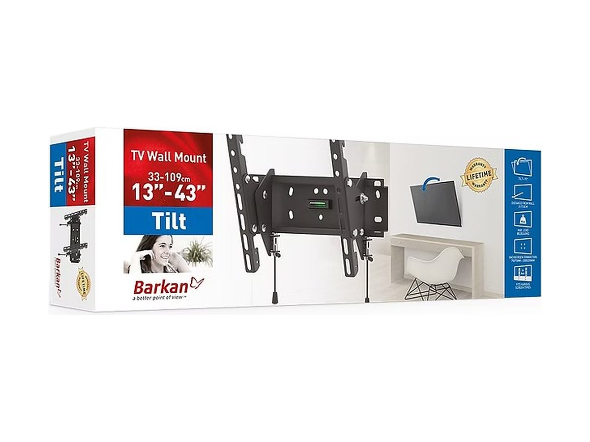 Barkan 2141H TV wall mount retail packaging