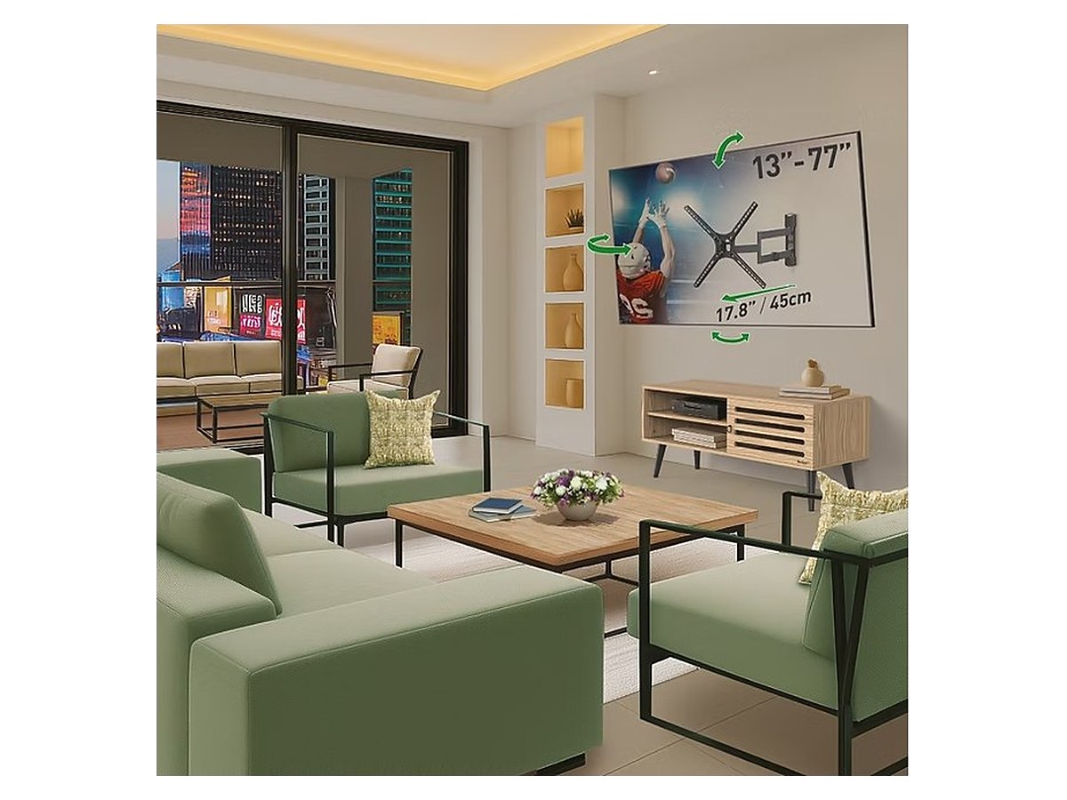 Barkan BM343 Full Motion TV Wall Mount, view 2