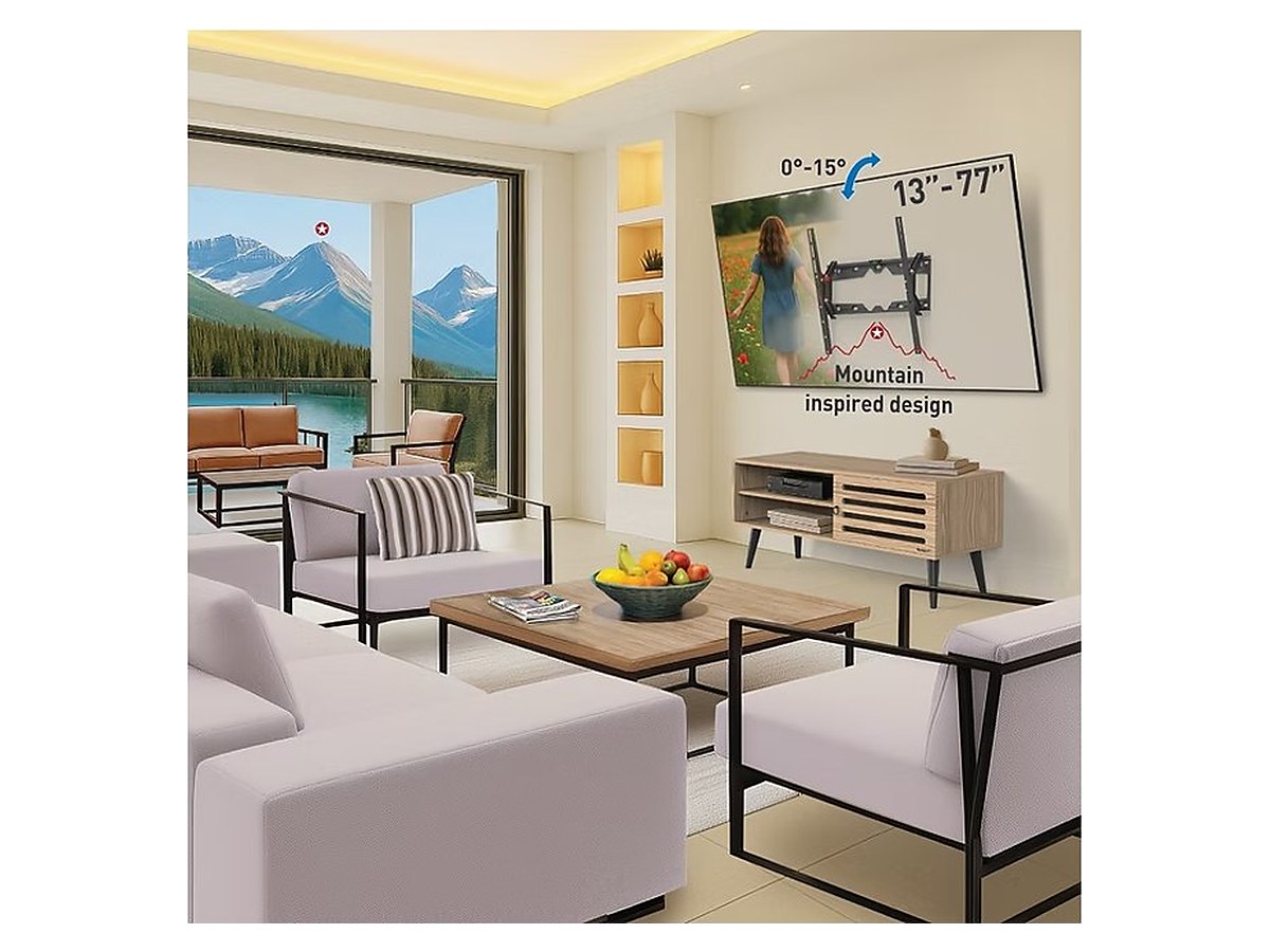 Barkan E310+ Tilt TV Wall Mount, view 2
