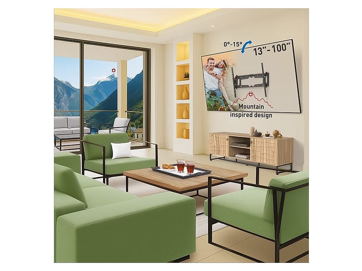 Barkan E410+ Tilt TV Wall Mount, view 2