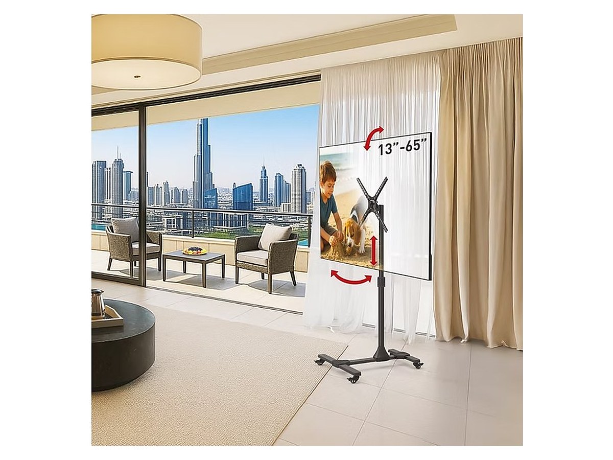 Barkan SW310H Mobile TV Cart, view 2
