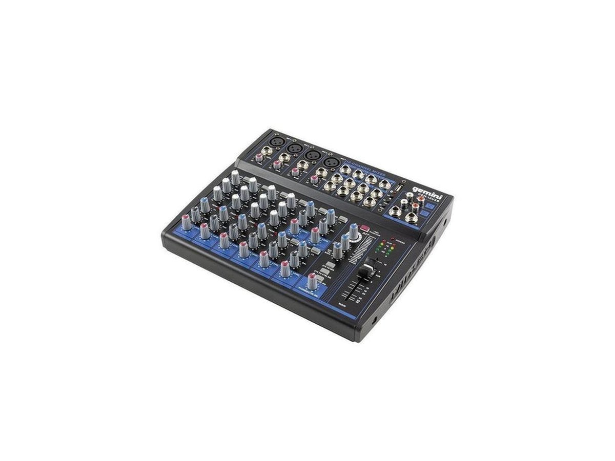 Gemini Sound GEM-12USB 12-Channel Bluetooth Mixer