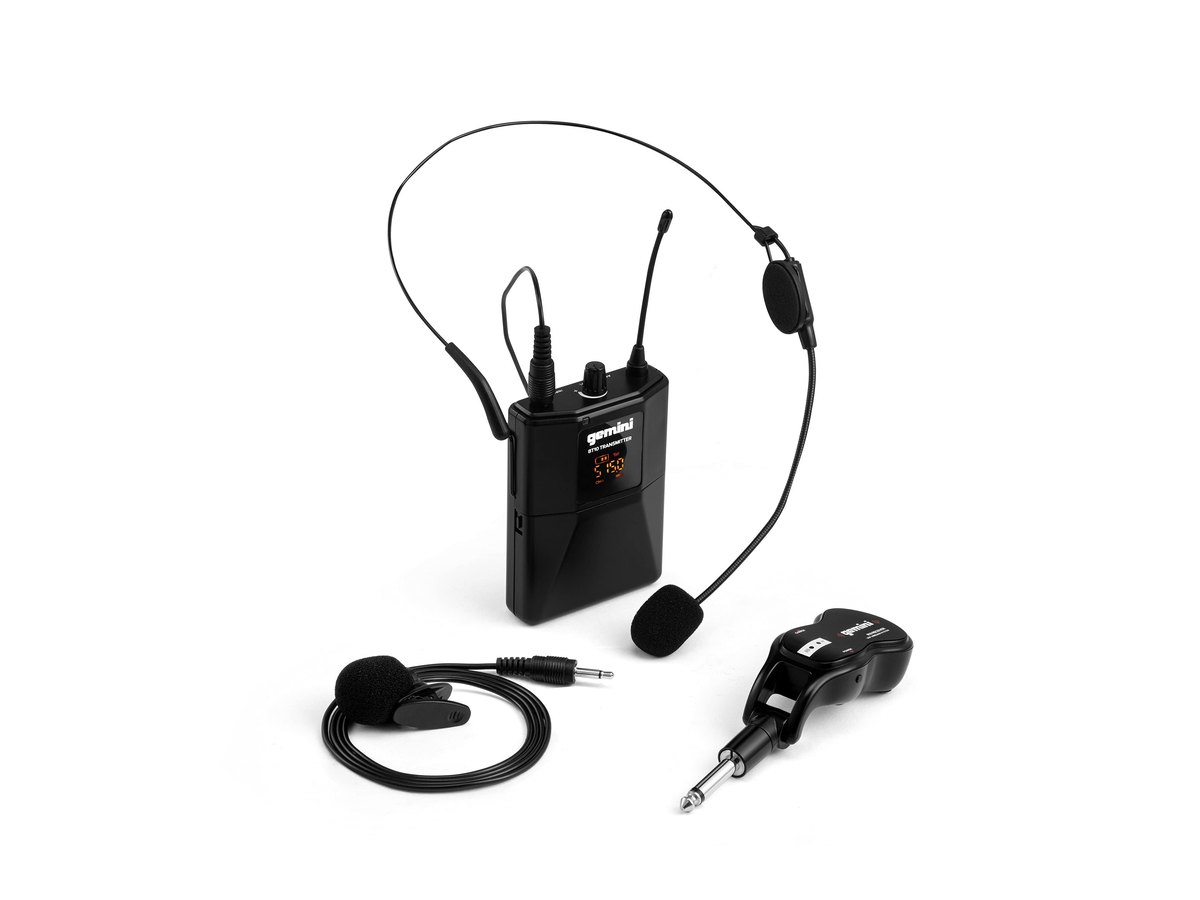 Gemini Sound GMU-HSL100 UHF Wireless Headset and Lavalier System