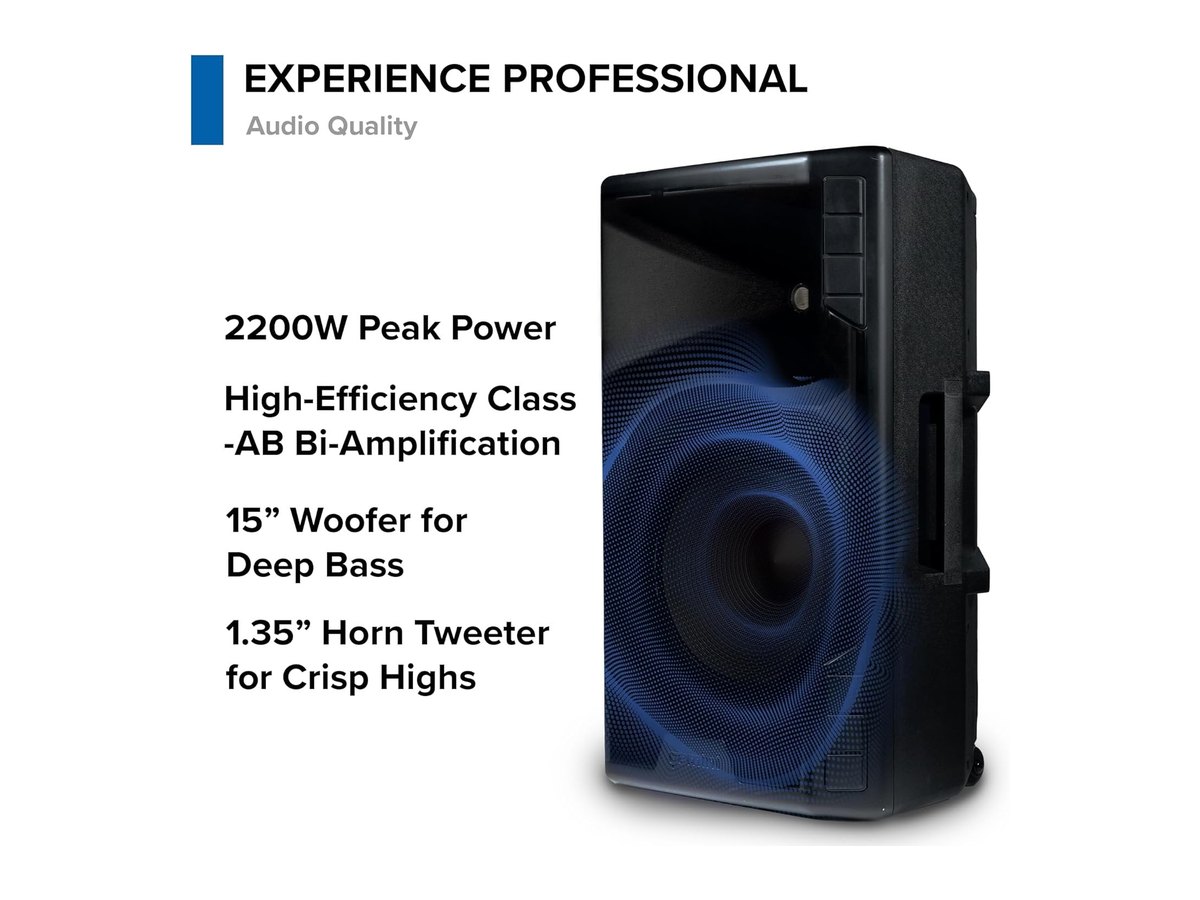 Gemini Sound GSP-5500 Portable Bluetooth PA Speaker