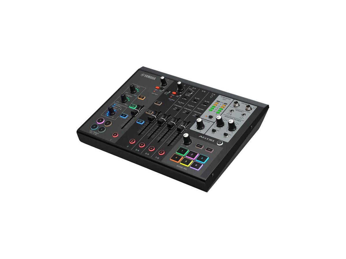Yamaha AG08 Live Streaming Mixer (Black)