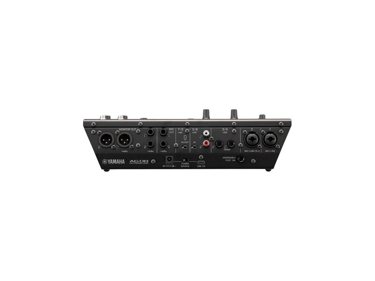 Yamaha AG08 Live Streaming Mixer (Black)