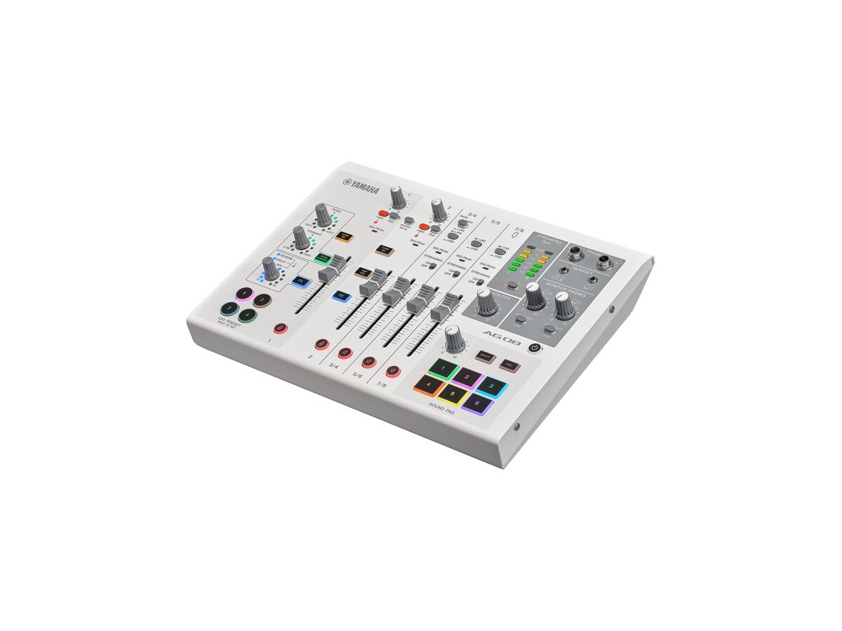 Yamaha AG08 Live Streaming Mixer (White)