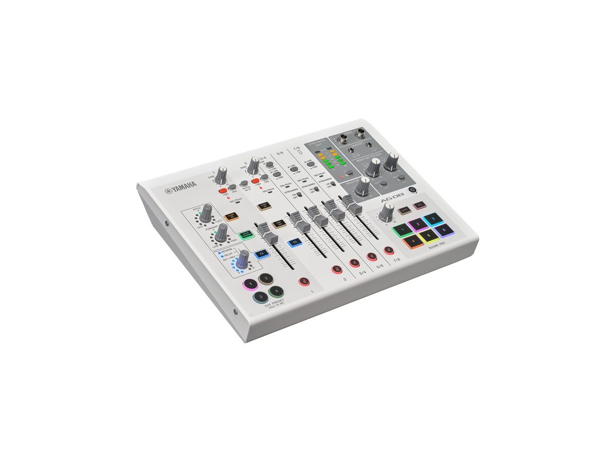 Yamaha AG08 Live Streaming Mixer (White)